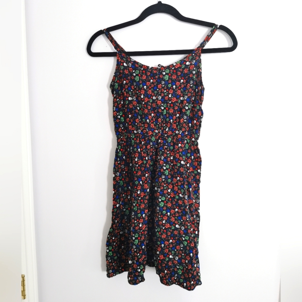 H&M Skull and floral dress